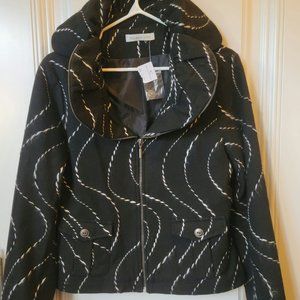 Melanie Lyne NWT Full zip Wool Blend Jacket